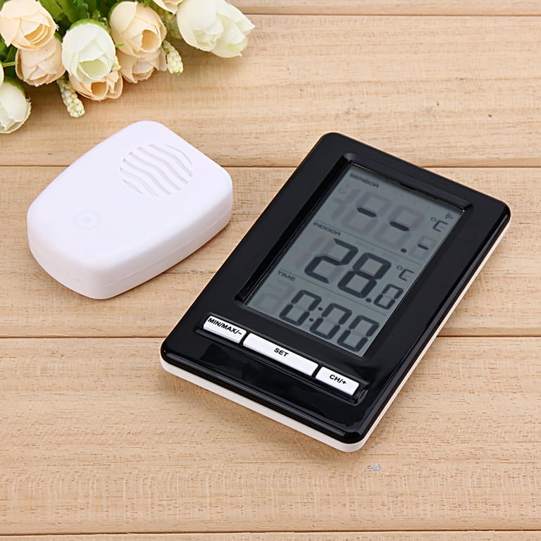 Digital Thermometer with Indoor/Outdoor Sensor – Thermometers