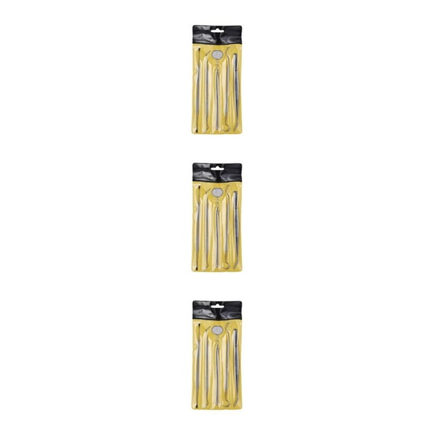 Seitruly Juego de Herramientas de espejo de acero inoxidable de 3/4/5 uds. Type4 NO4 Seitruly CBP260042