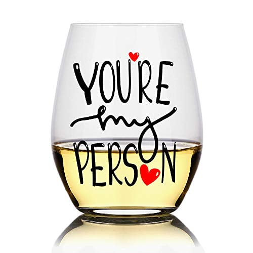 G070 Wine glass Boss Lady mother Grandmother Grandma sister 11 oz clear with stem gift for Girlfriend Boss aunt friend 
