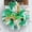 green, variant on Qwtwty Car Hanging Accessories Irish Festival Garlands Door Decorations Saint Patrick's Day Ribbons Pygmy Garlands Pendant Props
