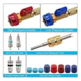 thumbnail image 3 of R134A Valve Core Quick Remover Installer Tool Kit - High Low Pressure Car A/C Valve Core Removal Tool, Valve Stem Cores, 3 of 5