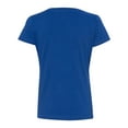 thumbnail image 3 of lat sportswear women's cotton v neck t-shirt - medium - royal, 3 of 5