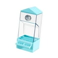 thumbnail image 4 of Vaveren Less Mess Bird Feeder Clear Less Mess for Small to Medium Birds Parakeet Canary blue, 4 of 8