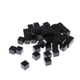 thumbnail image 3 of 50x de dados D6 en negro D&D Suministros para fiestas de juguete, 3 of 8