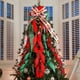 thumbnail image 5 of Christmas Tree Topper Bow, Large Toppers Bows for Christmas Tree, Glitter Satin Mesh Streamer and Wired Edge, Xmas Ornament, 5 of 5