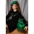 thumbnail image 3 of AWAYTR Women French Wool Beret Hats - Solid Color Classic Beanie Winter Cap, 3 of 4