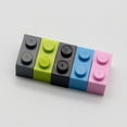 thumbnail image 2 of Bloques De Ladrillos Clásicos Ladrillos A Granel Marrón 1X2 Ladrillos De Construcción Planos 100 Piezas Compatibles Con Piezas Y Piezas De Lego: Ladrillos Marrón 1X2(Color:Marrón), 2 of 3