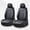 black_C, variant on 2004-2020 for DODGE GRAND CARAVAN Front Car Seat Covers Premium Leather Daily Protection Tailored Fit Driving Comfort
