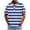 Dark Blue, variant on ZCFZJW Mens Henley Shirts Casual Striped Printed Summer Short Sleeve 1/4 Button V Neck Athletic Workout Tops Trendy Oversized Cotton Tees Hot Pink L