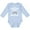 AE-Light Blue, variant on Happy Easter The Easter Egg Hunter Gamer Boys or Girls Long Sleeve Baby Bodysuit