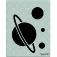 thumbnail image 5 of Stencil1, Space Theme Stencils 4-Pack (Astronaut, Rocket, Stars, Moon, Saturn) – Kids’ DIY Room Wall Decor for Space Lovers - 4 8.5x11 Sheets, 5 of 9