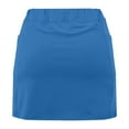 thumbnail image 5 of CFLVAEK Workout Skirts for Women Plus Size High Waisted Skorts Shorts Solid Color Tennis Skirts Solid Color Leggings Shorts Blue XXL, 5 of 5
