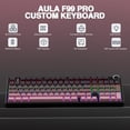 thumbnail image 7 of Restored AULA F99 Pro Wireless Mechanical Keyboard,Hot Swappable Custom Keyboard,RGB Backlit,Pre-lubed Linear Switches,Side Printed PBT Keycaps,2.4GHz/USB-C/BT5.0 Mechanical Gaming Keyboards (Refurbished), 7 of 7