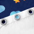 thumbnail image 5 of Erosebridal Aircraft Curtains Blue Clouds Curtains & Drapes, Watercolor Airplane Blackout Curtains Navy Blue Bedroom Curtains Cartoon Flying Plane Window Treatments, 5 of 6