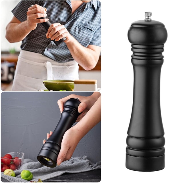 Black Pepper Mill Wood Manual Pepper Mill Bottle Pepper Mill Rice Cooker 10 Cup Cooker 3 Ltr Silicone Cooking Utensils Set Baby Food Cooker And Processor Cooker 4 Liter Food Cooker for Truck Drivers