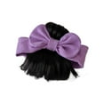 thumbnail image 2 of WEIWEIGG Bowknot Wigs for Girls, Fashionable Bun Wig Hairpieces, Solid Headwear Girls Hair for Daily, Party Ues, 2 of 9