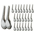 thumbnail image 3 of 24x cucharas para cena, cucharas para sopa, utensilios de cocina, cubiertos, cucharadas ligeras de acero inoxidable para servir en restaurantes S, 3 of 9