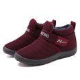 thumbnail image 1 of Puntoco Women'S Winter Boots Clearance,Women'S Snow Boots Winter Ankle Short Bootie Waterproof Footwear Warm Shoes Red, 1 of 9