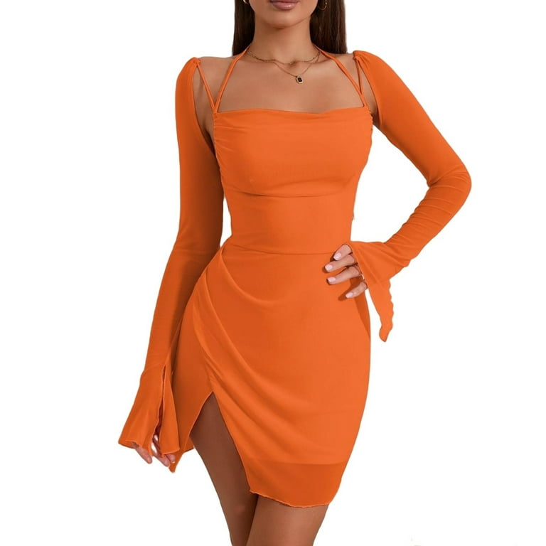 Long Sleeve Maxi Swing Chiffon Dress 2855 Long Sleeve Maxi Swing Chiffon Dress 2855