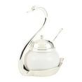 thumbnail image 4 of Elodie Sugar Container Porcelain Canister Spice Container for Sugar Wedding Buffets argent, 4 of 8
