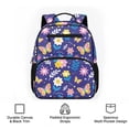 thumbnail image 6 of KUIFORTI Butterfly Floral Toddler Backpack Girls Kids School Bag with Multiple Organizer Pockets Adjustable Straps Breathable for Preschool Kindergarten Back to School Gifts, 6 of 7