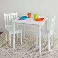 thumbnail image 5 of Humble Crew Cambridge Kids Wood Table and 2 Chairs Set, Square, White, 5 of 7