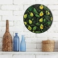 thumbnail image 3 of GZHJMY Avocado Pattern Wall Clock, Silent Non Ticking 10 Inch Battery Operated Wall Clocks, Easy to Read Clock for Home Kitchen Living Room Bathroom Office Decor, 3 of 6