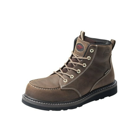 

Avenger Work Boots Mens Wedge Lace Up Waterproof Brown A7607