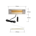 thumbnail image 2 of Infrared Paint Curing Dryer Lamp Handheld Short Wave IR Heater Golden Tube 1000W For Car Repair Paint ,Fast Heating, 2 of 6