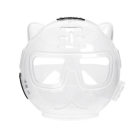 YWMJZEU Cat Mummal Cat Hood Breathable Comfortable Accessories Grooming Helmet Cat Mouth clear L