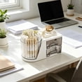 thumbnail image 4 of Desk Organizer with Drawers, Compact Desktop Storage Box for Office Supplies, Multi-Compartment Pen Holder and Stationery Tray for Home Office and Study Areas, 4 of 6