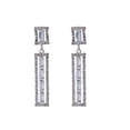 thumbnail image 1 of Aretes Largos A La Moda Con Zirconia, 1 of 3