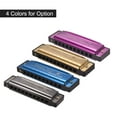 thumbnail image 6 of of C Diatonic Harmonica Mouthorgan with ABS Reeds Mirror Surface Design 10 Holes Blues Harmonica Perfect for Beginners Professional Students Kid Purple, 6 of 6