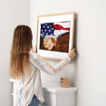 thumbnail image 3 of Diamond Dotz Bald Eagle &amp; Flag Diamond Painting Kits for Adults - Diamond Art Kits a Relaxing Creative Craft Kit with Dotz Gems 22x28, 3 of 6