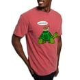 thumbnail image 4 of CafePress - Snail On Turtle T Shirt - Mens Comfort Colors Shirt, 4 of 5