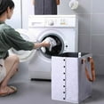 thumbnail image 5 of Aihimol Large Laundry Hamper,Tall Woven Rope Storage Basket for Blanket,toys,Dirty Clothes in Living Room,Bathroom,Bedroom, 5 of 8