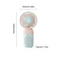 thumbnail image 3 of Mini Ventilador Mano Con Carga USB Pequeño Y Lindo Portátil para Oficina en Casa () Rosa, 3 of 3