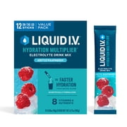 Liquid I.V.® Arctic Raspberry Hydration Multiplier® Powdered Electrolyte Drink Mix, 12 Count Packets