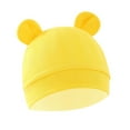 thumbnail image 6 of BULLPIANO 6 Pieces Newborn Baby Hat Bear Ears Infant Caps Baby Boy Girl Toddler Hats Infant Beanie Caps for 0-6 Months, 6 of 9