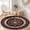 Color 4, variant on SPXUBZ Velvet Round Area Rug Luxury Royal Blue Red Persian Circular Floor Mat Soft Traditional Medallion Accent Carpet for Living Room Bedroom Boho Home Decor Non-Slip Throw Rugs