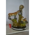 thumbnail image 3 of Family of Lions Bronze Statue - Lion King -  Size: 21"L x 22"W x 28"H., 3 of 8