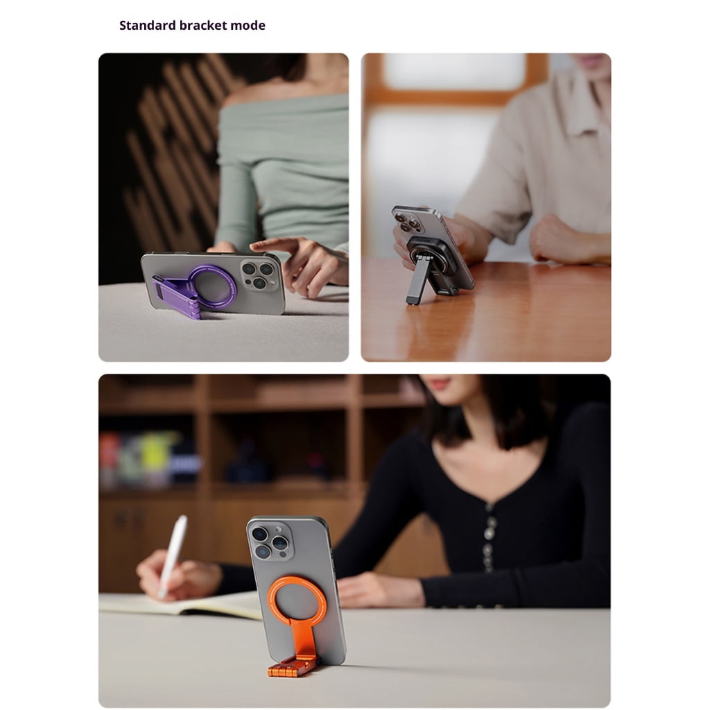 Multifunction Magnetic Holder Support Handheld/Desktop Use Tripod Stand for Phone 17 16 15 Aluminium Bracket Foldable