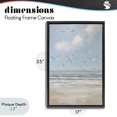 thumbnail image 4 of Stupell Industries Coastal Ocean Flight Seagulls Black Floating Frame Canvas Art, 17 x 25, by Creative Studio, 4 of 8