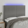 thumbnail image 5 of vidaXL LED Headboard Dark Gray 70.9"x2"x46.5"/50.4" Fabric, 5 of 54