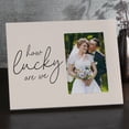 thumbnail image 4 of Personalization Mall How Lucky Are We Off-Set Picture Frame, 4 of 4
