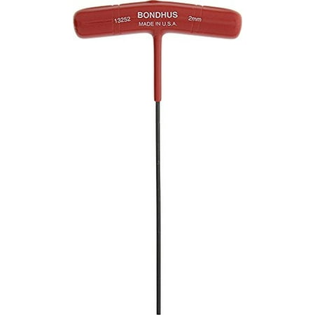 UPC: 0037231532529 | Bondhus 53252 2mm Hex Tip Graduated Length T-Handle w/ProGuard Finish 150mm
