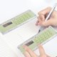 thumbnail image 4 of Regla calculadora de 6 pulgadas con herramientas de medición para operaciones matemáticas básicas, regla estándar para uso escolar, oficina y hogar, regla de plástico, calculadora., 4 of 6