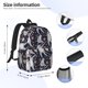 thumbnail image 5 of Easygdp Sloths Dancing Mochila Ligera de 15 Pulgadas para Estudiantes, Mochila Cómoda para la Escuela y Viajes, Correas Ajustables, 5 of 6