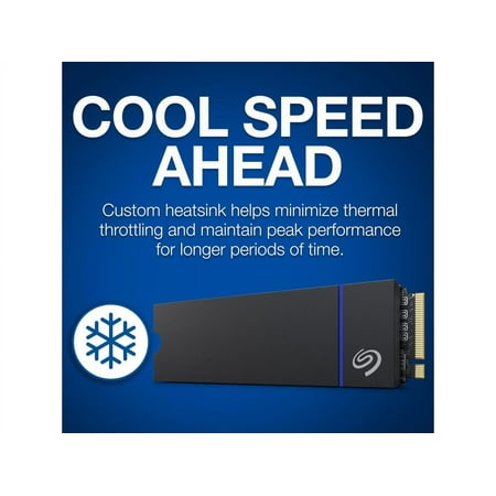 Seagate - Game Drive NVMe 2TB Internal SSD PCIe Gen 4 x4 with Heatsink for PS5