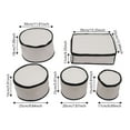 thumbnail image 6 of Wildnix 5-Piece Cutlery Storage Bag Set with 48 Felt Separators, Adjustable and&nbsp; Storage for Cups, Plates, Ideal for Picnics and Camping, 6 of 6